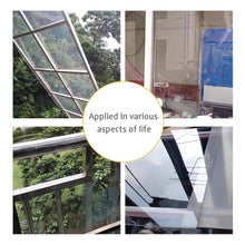 1mm Polycarbonate Panel Plastic Roofing Sheet Outdoor Clear, Sturdy Patio Polycarbonate Greenhouse Panels, Uv Protection Rain Pergola Roof Panels, Glass Replacement, Cuts Easily Suitable,0.5-1.56m,1-2