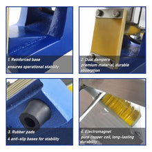 Yokoma Mini Vibrating Feeder Conveyor Electromagnetic Powder Shaking Feeding Machine for Powder Granular Materials Stainless Steel 110V/220V