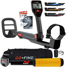 Minelab GO FIND 22 Metal Detector Bundle with PRO FIND 35, Black Carry Bag, Finds Pouch