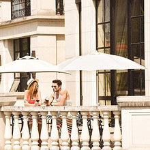 QZQHNYJ Outdoor Garden Parasols Patio Umbrella 9Ft Table Parasol Outdoor Market Umbrella With Tilt Adjustment And Crank Lift System,Uv 30+ Waterproof good
