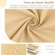 22x39 FT Waterproof Sun Shade Sail Canopy Rectangle Straight Edge Canopy Cover with Grommet UV Block Fabric Patio Canopy for Apartment Railing Yard Deck Patio Pergola Lawn-Desert Sand