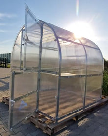 Baumera Small Greenhouse for Outdoors - Walk in Greenhouse Kit - Geenhouse 6.5x13 - Durable Backyard Greenhouse, Easy Assembly & Heavy Snow Load Greenhouse Polycarbonate - Invest in Your Dream Garden
