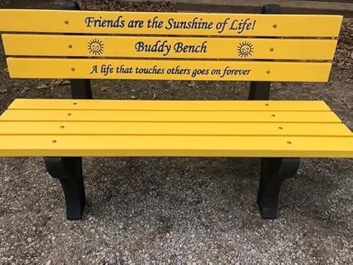 The Roudebush Company Buddy Bench Rainbow
