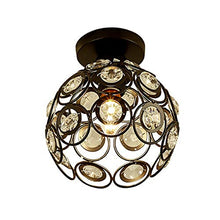 FidemM Lamp Nordic Net Red Crystal Aisle Corridor Staircase Porch Entrance Hall Balcony Led Ceiling Lamp