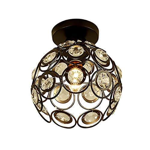 FidemM Lamp Nordic Net Red Crystal Aisle Corridor Staircase Porch Entrance Hall Balcony Led Ceiling Lamp