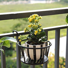 SIDUFHAOPKLL Versatile Lightweight Metal Plants Stand Plant Shelf Rack for Indoor Balcony Flower Hanging Type Green Orchid(Black)