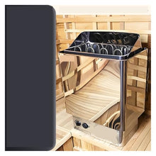 POGHDBXA Sauna Accessories, Sauna Heater, Stove for Room, Small Stainless Steel for Home, Heating Equipment, Dry, Constant Temperature Wall Boiler for, Hotel, SPA(3kw)