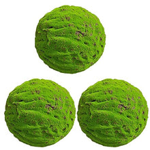 Green Artificial Moss Balls, Handmade Sphere Moss Hanging Balls for DIY Wedding Party Home Hotel Decoratio, Hangin Plants Landscape Landscaping Ball (Color : Diameter: 50cm/19.68in, Size : 3pcs)