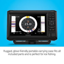Garmin ECHOMAP UHD2 73sv Ice Fishing Bundle with Navionics+ Maps Black