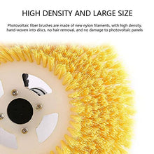 TGBHM Double Head Automatic Solar Panel Cleaning Brush,Electric Water Fed Pole Kit,Extendable Pole Water Fed Pool Cleaning Brush&Other Cleaning Activities,Size-7.5M