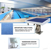 SHENGQION Diving Board Professional Heavy Duty Diving Board, Stainless Pool Jumping Platform, Anti Slip Rubber Surface, Competition Diving Board Deck, Ideal for Swim Meets and Training(Upgrade)