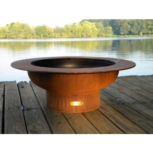 Fire Pit Art SAT Saturn Fire Pit, Metal