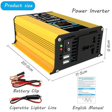 ZXDZTZ 6000W Complete Solar Inverter Kit with 100W Solar Panel and 50A Controller Home Grid System Portable Outdoor Power Storage Kit for Home and Outdoor Power System(Yellow,12v-110v)