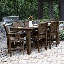 Highwood 7pc Rectangular Counter Height Dining Set 84" x 42" Weathered Acorn