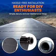 Industrial Grade Solar Pool Heater DIY Kit - Superior High-Wind Strapless Mounting System & Maximum Freeze Resistance (7-4'x7.5' / 210 Square Feet)