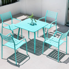 Outdoor Tables and Chairs, White, Internet Famous, All Aluminum, Outdoor Leisure, Milk Tea Shop, Coffee Shop, Courtyard, Terrace, Three to Five Piece Set of Tables and Chairs c1