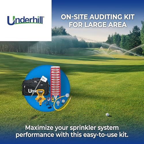 Underhill AuditMaster Commercial Sprinkler Performance Auditing Testing Kit Black