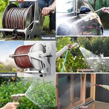 Ymnogjie Metal Water Pipe Storage Rack Frame with Kink Hose 15mHose