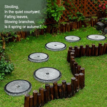 zktoermn 5 Pcs Gardener's Stepping Stone Retro Slate Stepping Stone for Garden Walkway,Outdoor Landscaping Décor & Lawn Pathway Steps(40x4.5x40cm)