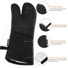 UOHLCX HBJWOV Set Of Oven Mitt And Heat Resistant Pot Holder Pad Protective Gloves The Goods For Kitchen