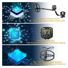 JDXQBLD Pinpointer TX-850 Metal Detector Underground Depth Water Proof Scanner Gold Detector High Accuracy