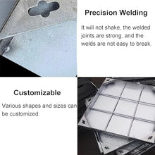 LWJQRSP Stainless Steel Square Invisible Gully Cover with Built-in Base for Outdoor Garden Patio Decorative Septic Pit Lid (500 x 500 mm)