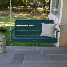 Highwood Weatherly Porch Swing, 4 Feet, Nantucket Blue