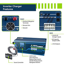 ExpertPower 2.5KWH 12V Solar Power Kit | LiFePO4 12V 200Ah, 400W Mono Solar Panels, 30A MPPT Solar Charge Controller, 2KW Pure Sine Wave Inverter Charger | RV, Trailer, Camper, Marine, Off Grid