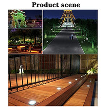 CHINLIFE Garden Buried Light 6W Outdoor Ground Light IP67 Waterproof Round Landscape Lamp for Driveway, Pathway, Patio, Decking Lights (20 Pack) (Color : RGB-6W, Size : DC-24V)