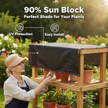 PIPRE 90% Shade Cloth Sun Shade Fabric Privacy Screen Shade Cover for Patio Garden Pergola Shade Cover Canopy, 35 x 50 FT, Black