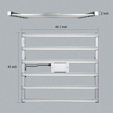 AGL V6-Pro Full Spectrum LED Grow Light for Hydroponics