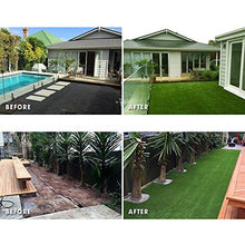 Petgrow Synthetic Artificial Grass Turf with Drainage Holes & Rubber Backing Green 9FT x 82FT