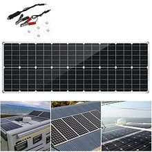 600W Solar Panel Portable Dual 12/5V DC USB Fast-Charging Waterproof Emergency Charging Outdoor Battery Charger for Car Yacht RV (600W) (600W)