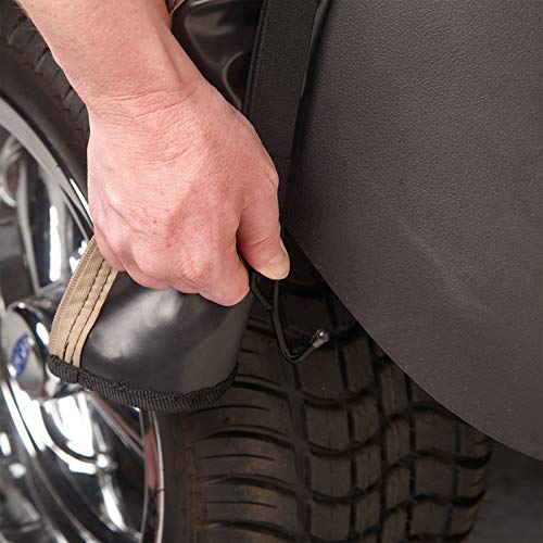 Greenline Eevelle 300D Golf Cart Enclosure 2 Passenger EZ-GO Custom Drivable Cover Black