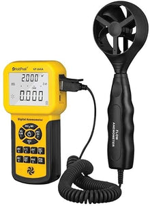 FRAHS Digital Anemometer, Handheld Airflow Wind Meter Backlight Wind Speed Anemometer, Backlight Wind Speed Meter for Measuring Wind Speed
