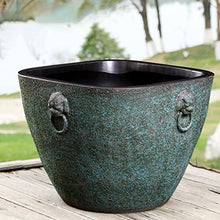 NYTFHMS Flower Pots Potted Pot Ceramic Flower Pot Courtyard Balcony Large Flower Pot Extra-Large Tree Flower Pot with Drainage Hole Flower Pot Outdoor Flower Pots,B-X-Large