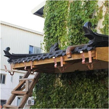 LBAawxe Rain Chains Copper Rain Chains for Downspouts, Rainwater Bucket Courtyard Villa Eaves Sun Room Funnel Drain Groove