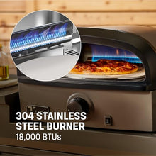 Tytus Rolling Outdoor Kitchen Island Cart, Pizza Oven & Cover for BBQ