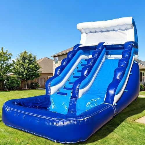 GR8FUN Commercial Water Slide with Blower for Teens and Adults, Premium PVC
