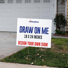 18” x 24” Corrugated Plastic Blank Yard Signs – Perfect for Printers, Crafts and Do It Yourself (White, 1000-Pack)