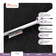 Midtown Umbrellas Grande Square - 9 x 9 Ft Cantilever Umbrella