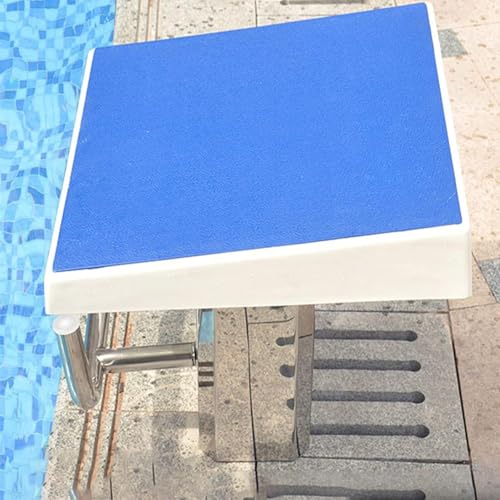 DUXMM Standard Pool Diving Board,Heavy Duty Competition Training Pool Diving Platform,Non Skid Surface, Square Base, with Fittings,for Current Pool and Competition B