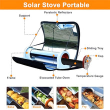 Hiedmeil Portable Solar Oven Kit for 1-3 Meals,Effortless Outdoor Cooking with Solar Oven Kit,Cook Meals in 20 min, Great for Camping, Travel, Beach etc