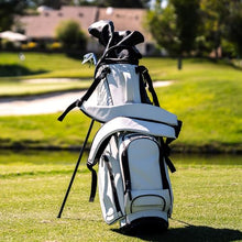 SuperStroke Golf Bag with Stand for Men & Women, White