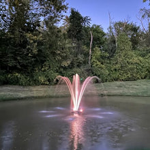 HALF OFF PONDS 1 HP Floating Fountain with Color Changing Lights - 200 Foot Cord, 12 Patterns