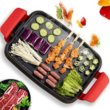 AFPSDLFJDLS Multi Function Household Electric Grills Griddles Hot Pot BBQ Machine Non Stick Pan