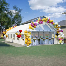 ZJBFXY88 20x40FT Heavy Duty Party Tent with Removable Sidewalls White