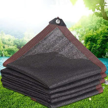 Black Shade Cloth, Sun Netting with HDPE Material and Grommets, Sun Shade Fabric Netting Tear Resistant Breathable, for Plants Greenhouse Outdoor Pergola Lawn