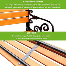 ERoomQ Outdoor GThe Bench,Outdoor Bench Patio Bench, Front Porch Furniture, Park Outdoor Benches, Square Chairs Patio Seating Area Benches (1.5m)