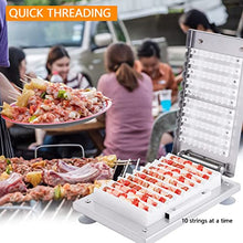 RJYYYDS Barbecue Skewer Making Machine, Barbecue Skewer and Lamb Skewer Making Machine, Manual Meat Skewer Making Machine
